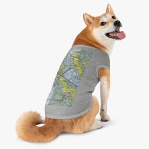 Personalized Aviation Sectional Chart Pet Tank Top