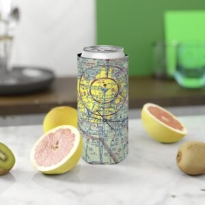 Personalized Aviation Slim Can Cooler